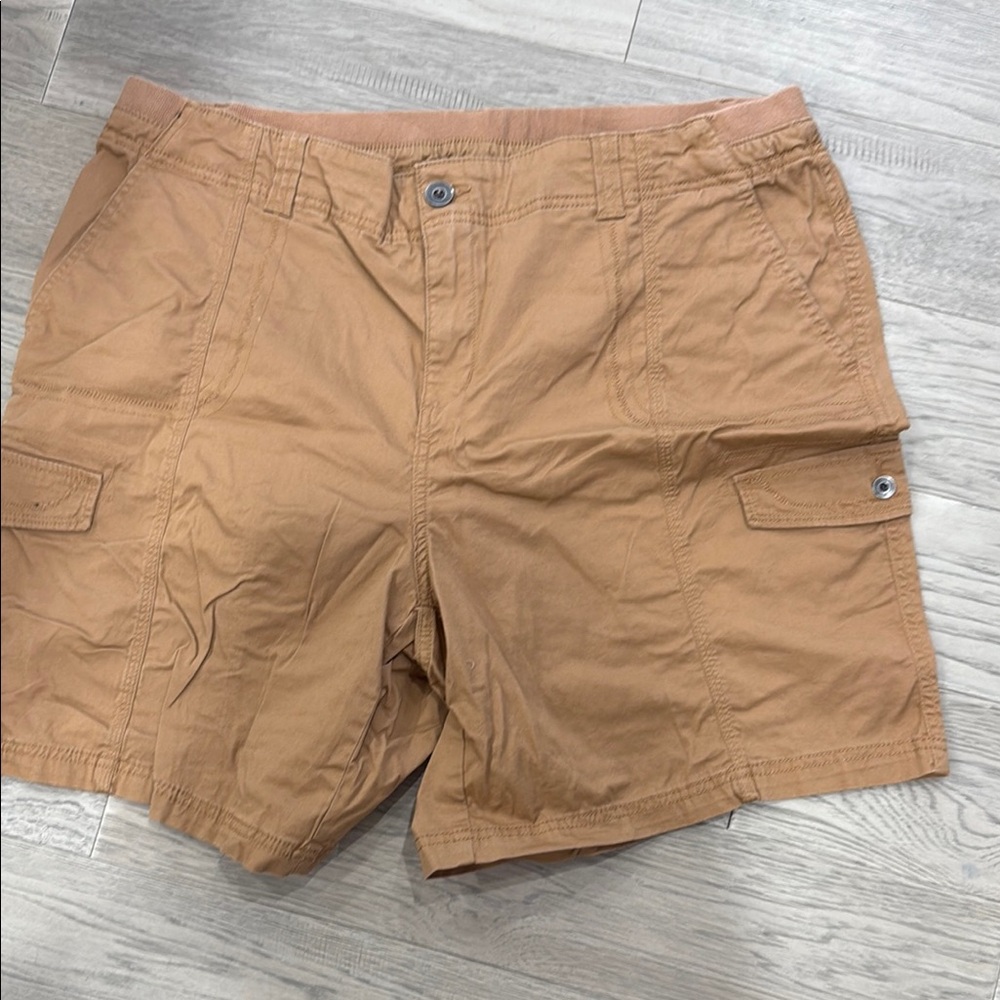 Style & Co Tan Cargo Shorts with Belt Loops